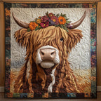 Autumn Crown Quilted Blanket printed blanket