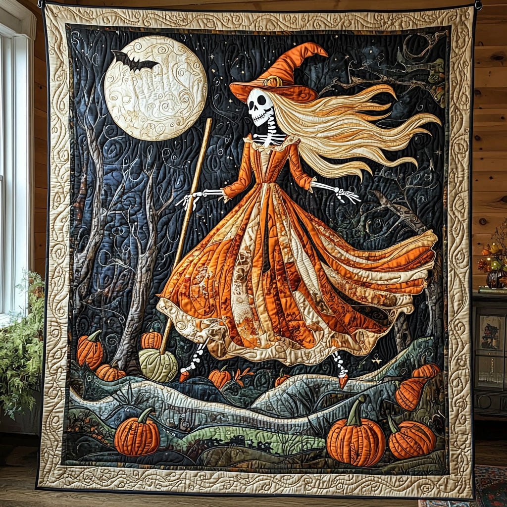 Autumn Enchant Quilted Blanket printed blanket