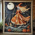Autumn Enchant Quilted Blanket printed blanket