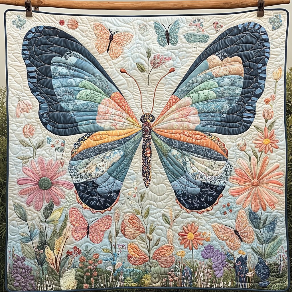 Autumn Glow Quilted Blanket printed blanket