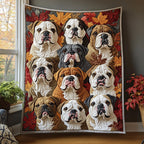 Autumn Grumble Quilted Blanket printed blanket