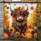Autumn Guardian Quilted Blanket printed blanket