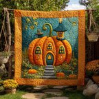 Autumn Hearth Quilted Blanket printed blanket