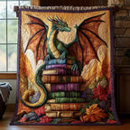Autumn Inferno Quilted Blanket printed blanket
