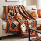 Autumn Spell Quilted Blanket printed blanket
