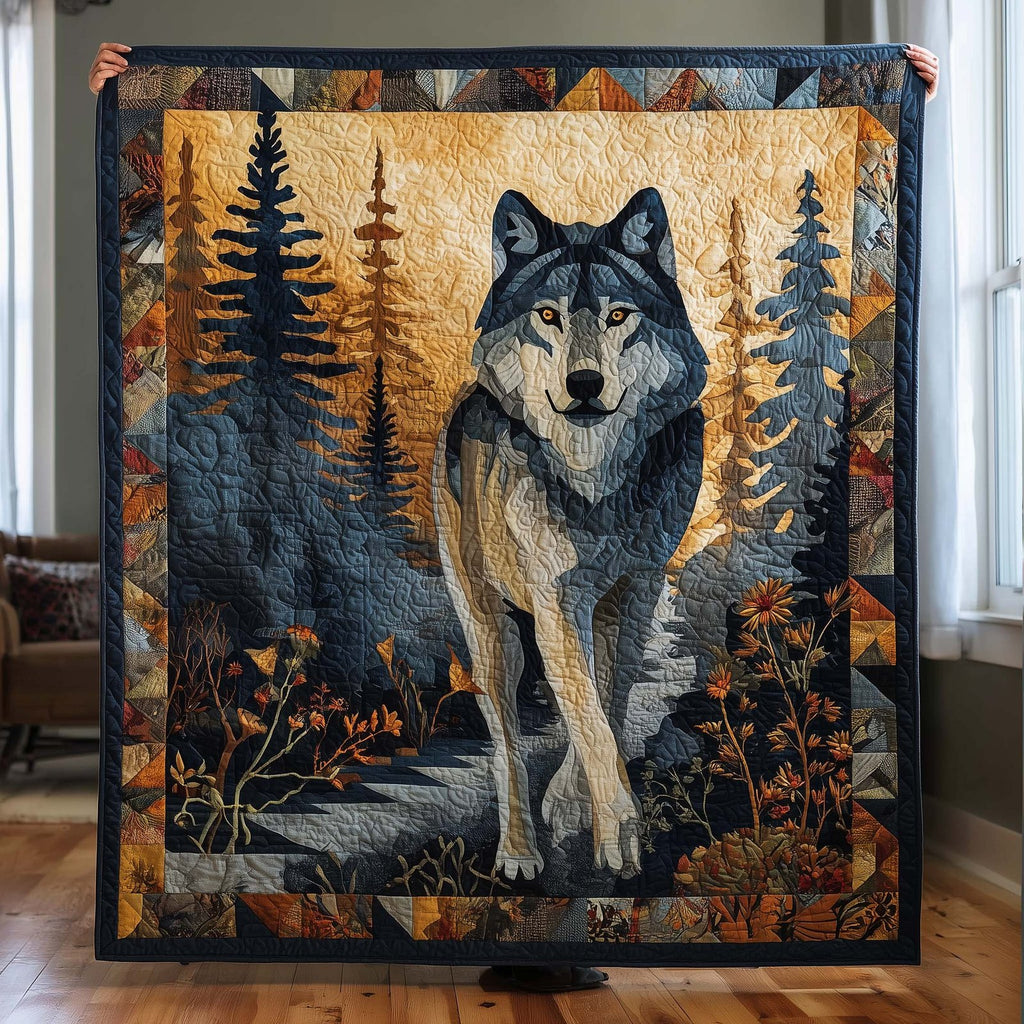 Autumn Walker Quilted Blanket printed blanket