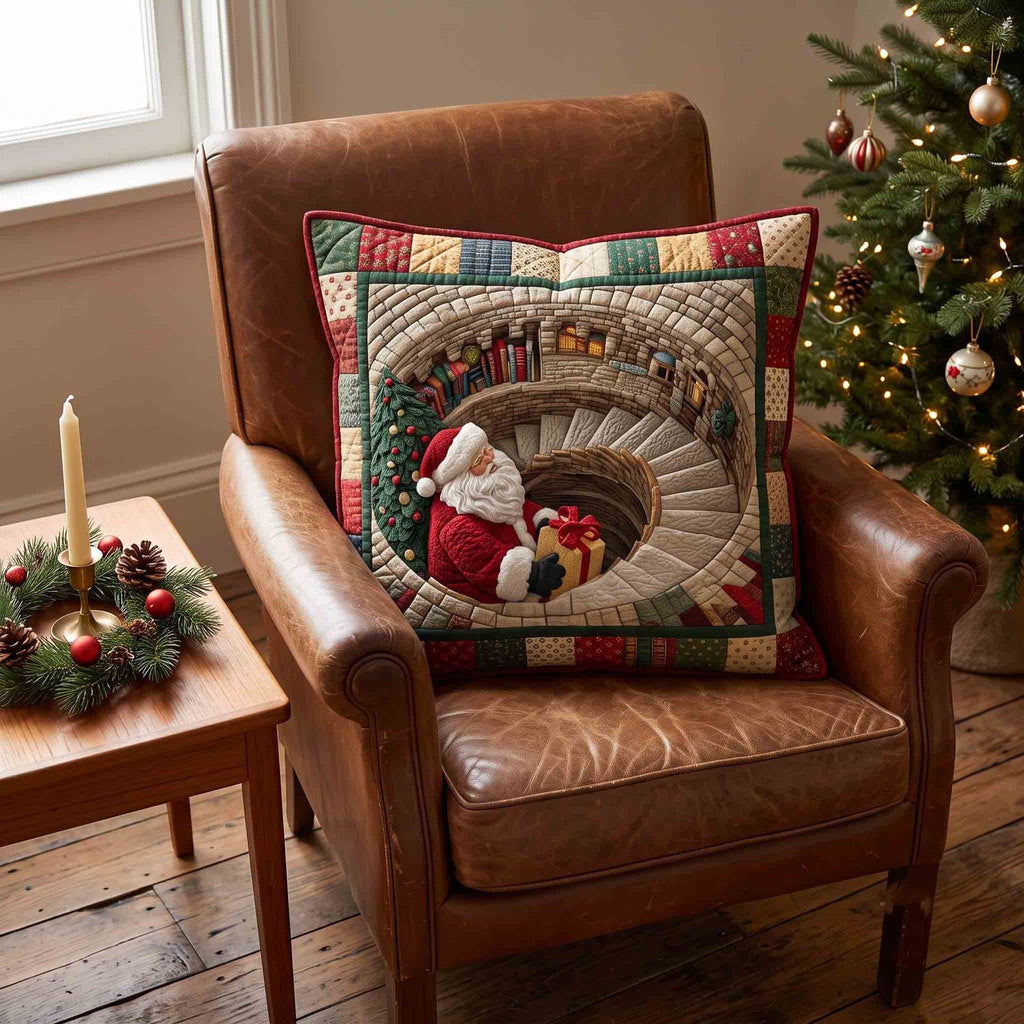 Autumn Wreath Gnome printed cushion cover