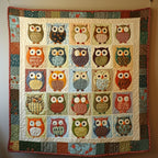 Baby Owls Quilted Blanket printed blanket