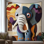 Baby Tusk Quilted Blanket printed blanket