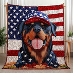 Bark for Freedom Quilted Blanket printed blanket