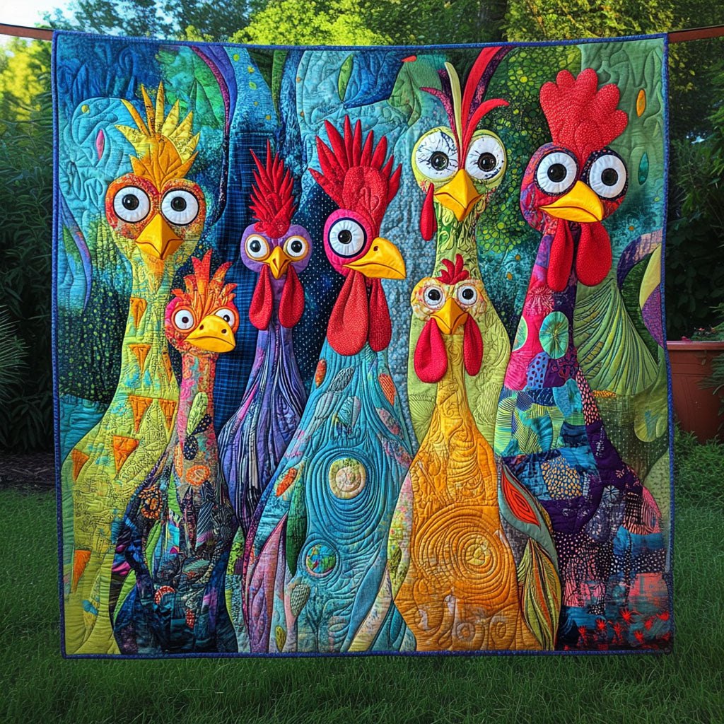 Barnyard Boogie Quilted Blanket printed blanket