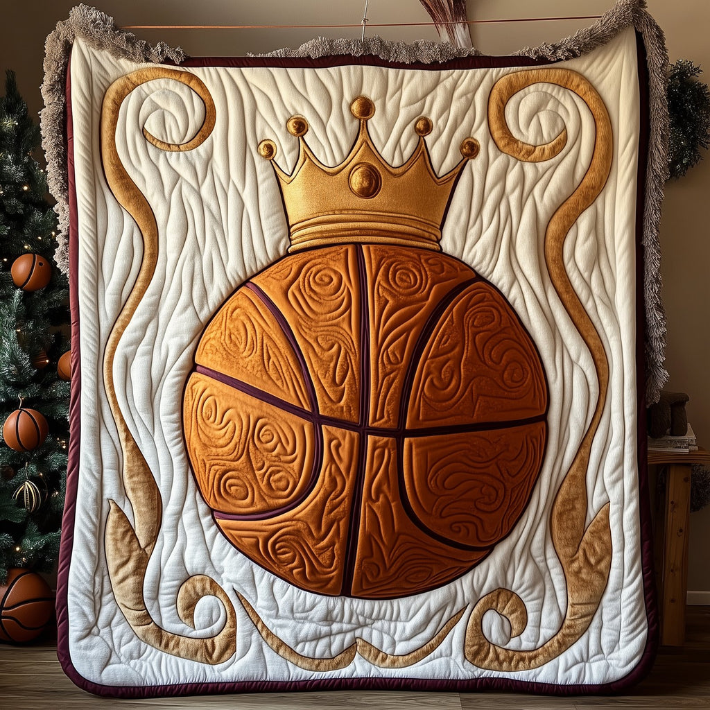 Basketball Quilted Blanket printed blanket