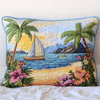 Beach Escape Quilted Bedding Cushion Cover printed cushion cover