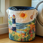 Beacon Glow Quilted Laundry Hamper printed laundry hamper
