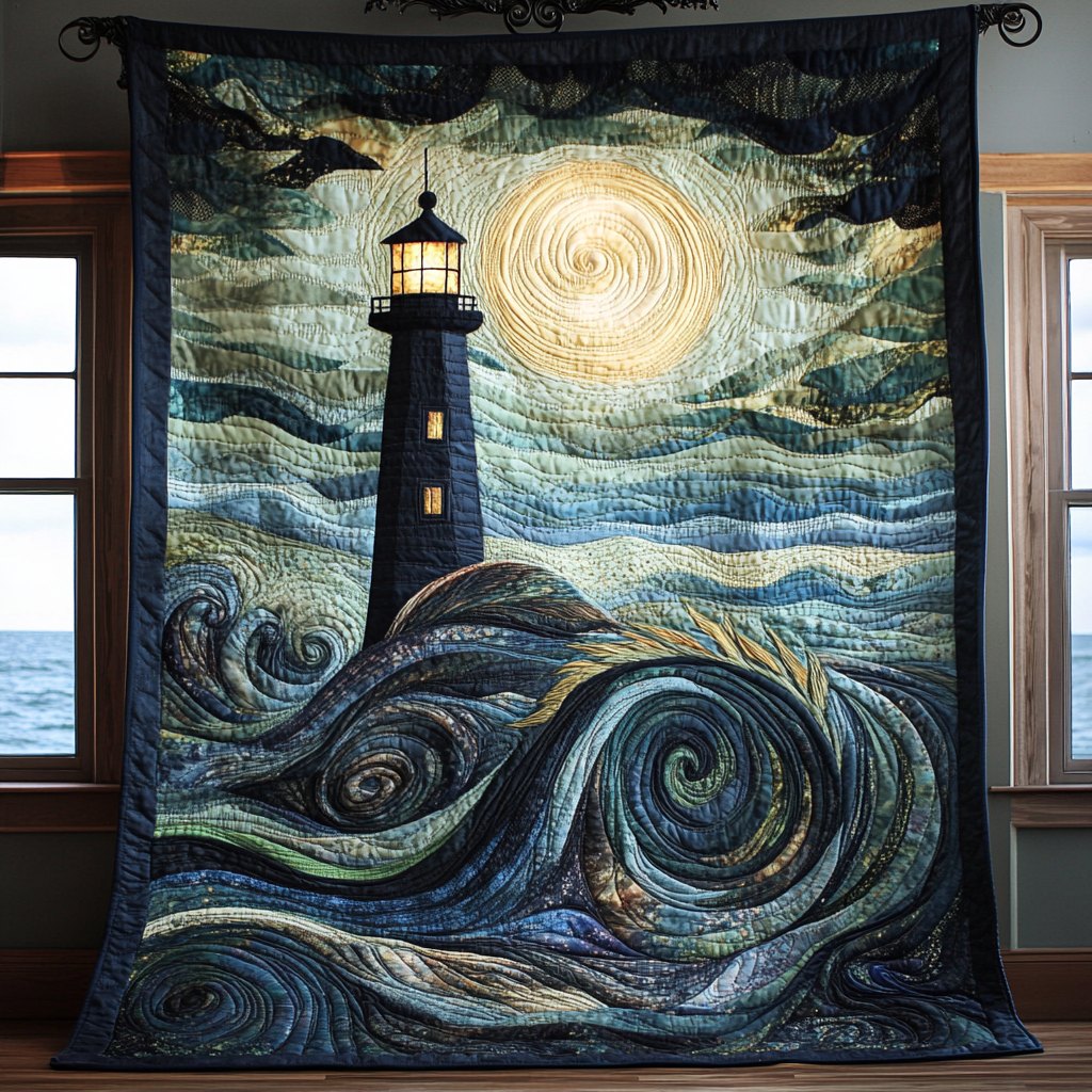 Beacon of Hope Quilted Blanket printed blanket