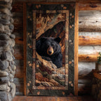 Bear Path Quilted Door Curtain printed door curtain