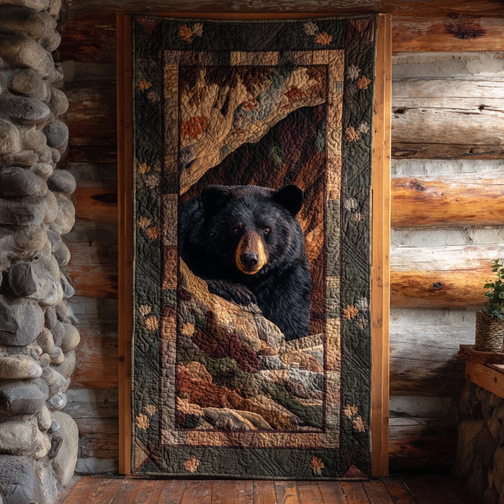 Bear Path Quilted Door Curtain printed door curtain