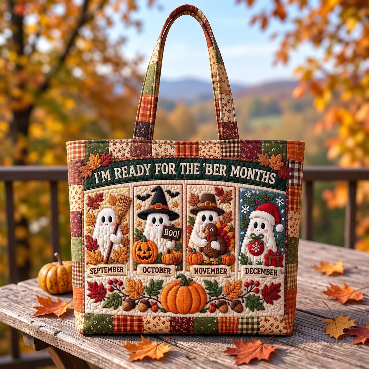 Ber Months Ghost Parade printed tote bag