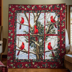 Berry Branch Bliss Quilted Blanket printed blanket