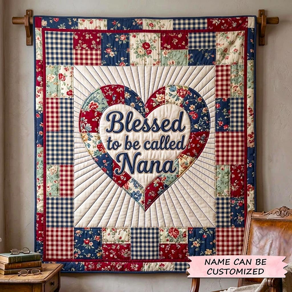 Best Mom Ever Quilted Blanket QTCUZ printed blanket