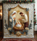 Bethlehem Peace Quilted Blanket printed blanket