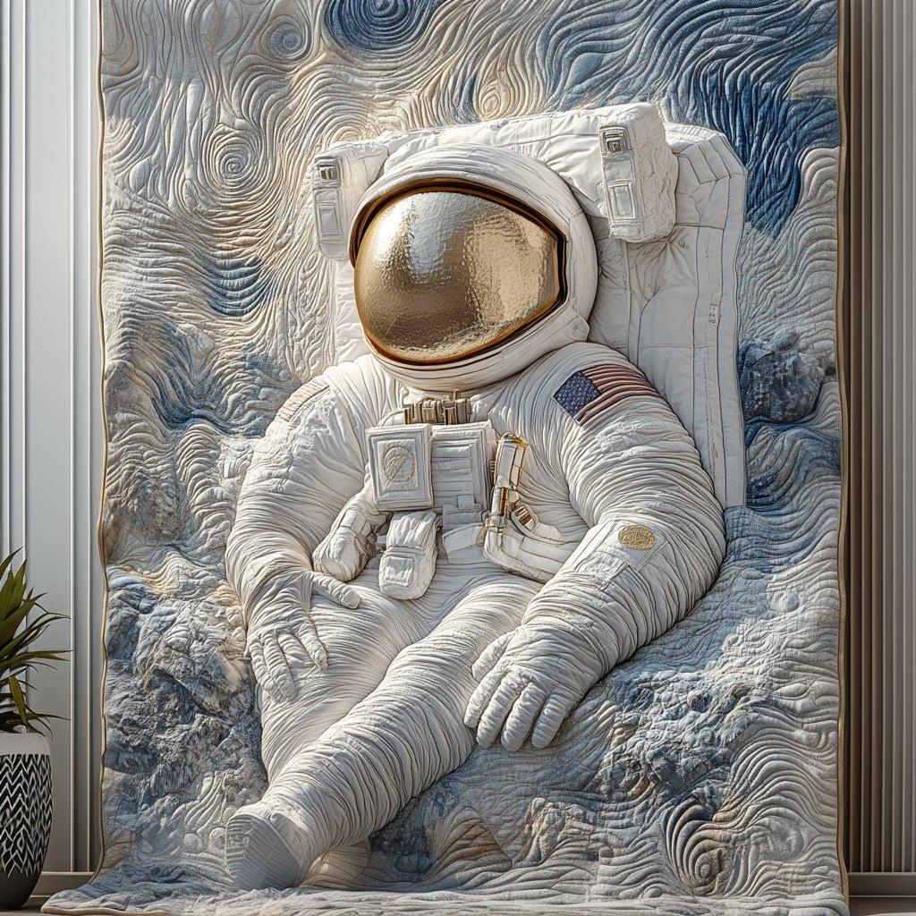 Beyond the Stars Quilted Blanket printed blanket