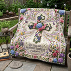 Bible Garden Quilted Blanket printed blanket