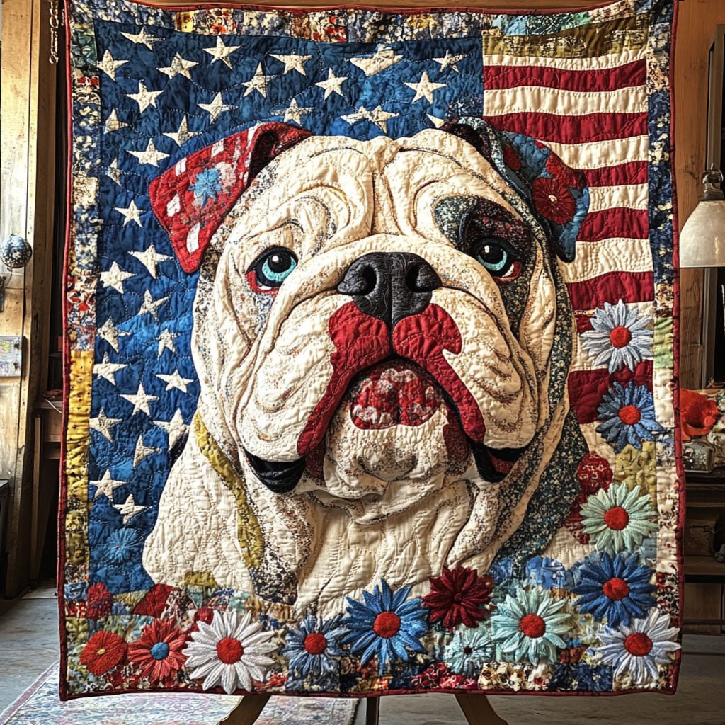 Big Head Big Heart Quilted Blanket printed blanket