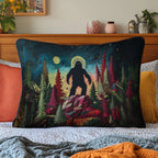 Bigfoot Legend Quilted Bedding Cushion Cover printed cushion cover