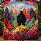 Bigfoot Legends Quilted Blanket printed blanket