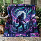 Bigfoot Sasquatch Quilted Blanket printed blanket