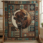 Bison Legacy Quilted Blanket printed blanket