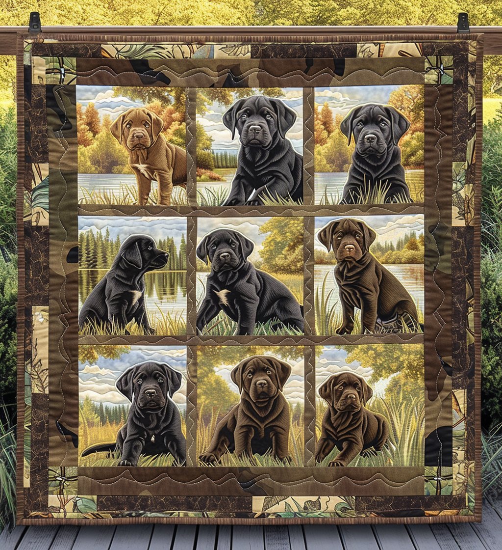 Black Creek Wanderers Quilted Blanket printed blanket