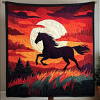 Blaze Glory Quilted Blanket printed blanket