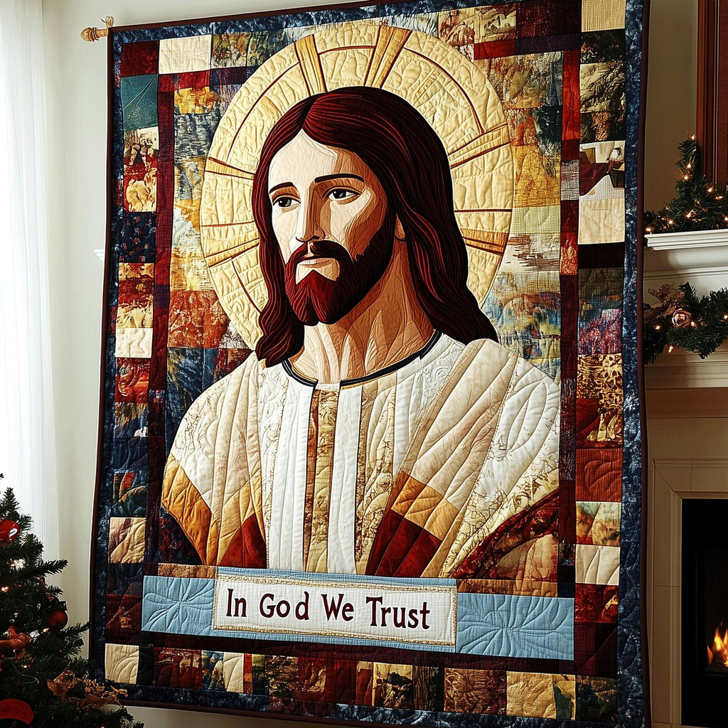 Blessed Assurance Quilted Blanket printed blanket