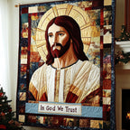 Blessed Assurance Quilted Blanket printed blanket