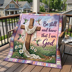 Blessed Blooms Quilted Blanket printed blanket