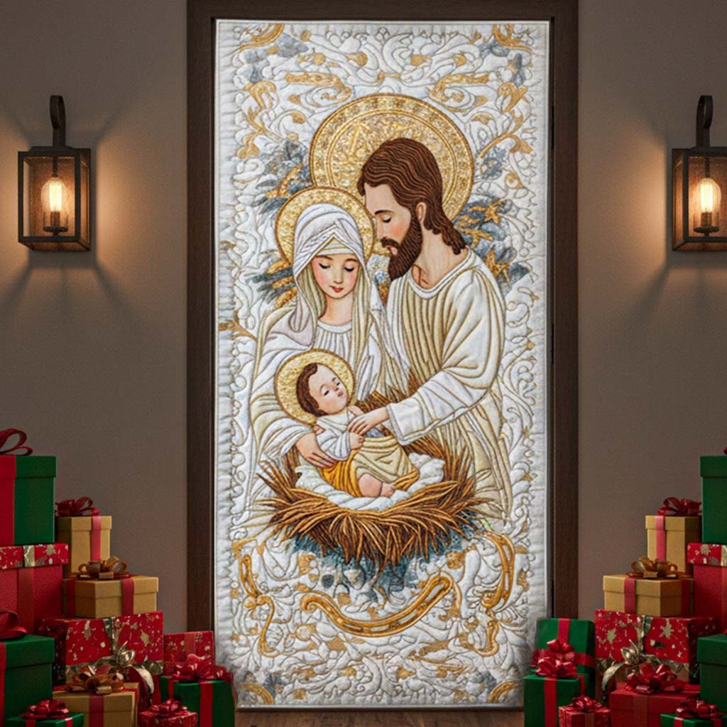 Blessed Child Quilted Door Curtain printed door curtain