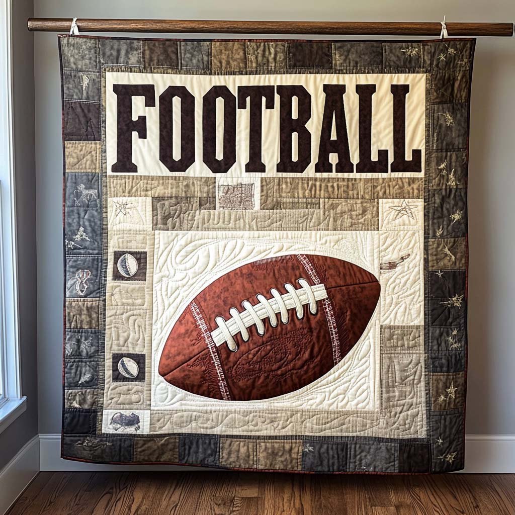 Blitz Formation Quilted Blanket printed blanket