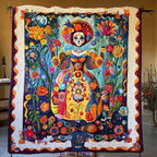 Blooming Afterlife Quilted Blanket printed blanket