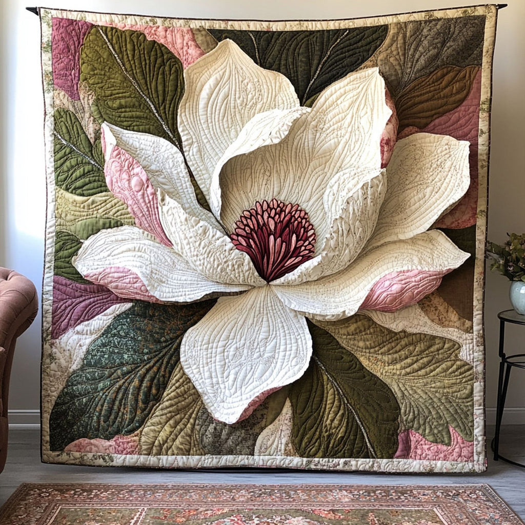 Blooming Beauty Quilted Blanket printed blanket