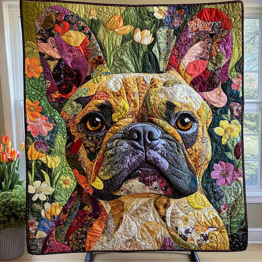Blooming Companions Quilted Blanket printed blanket