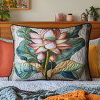 Blooming Grace Quilted Bedding Cushion Cover printed cushion cover