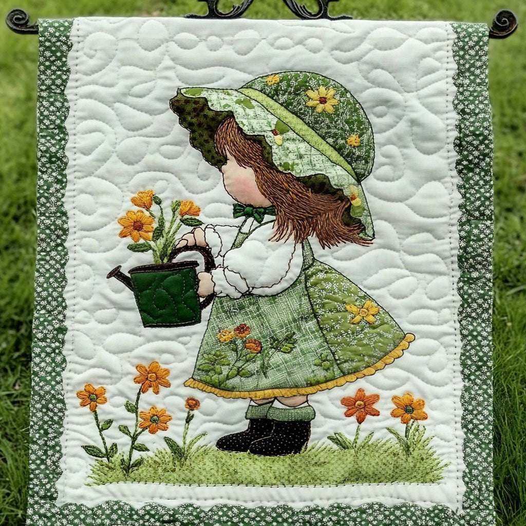 Blooming Moments Quilted Blanket printed blanket