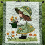 Blooming Moments Quilted Blanket printed blanket