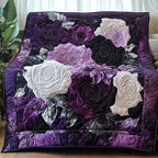 Blooming Serenity Quilted Blanket printed blanket