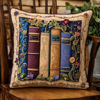 Blossom Chronicles Quilted Cushion Cover printed cushion cover