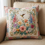Blossom Fields Quilted Cushion Cover printed cushion cover