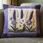 Blossom Haven Quilted Cushion Cover printed cushion cover