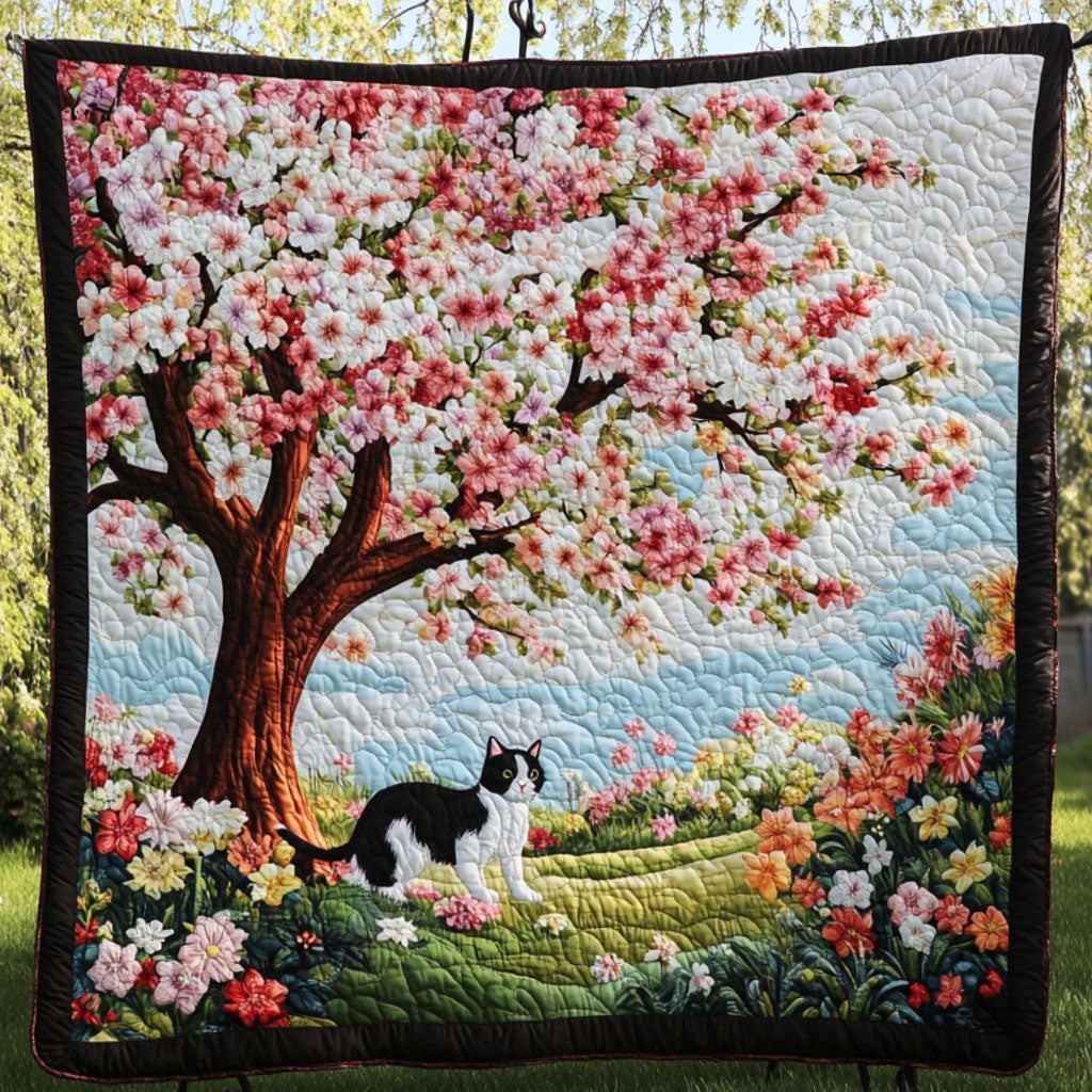 Blossom Wanderer Quilted Blanket printed blanket